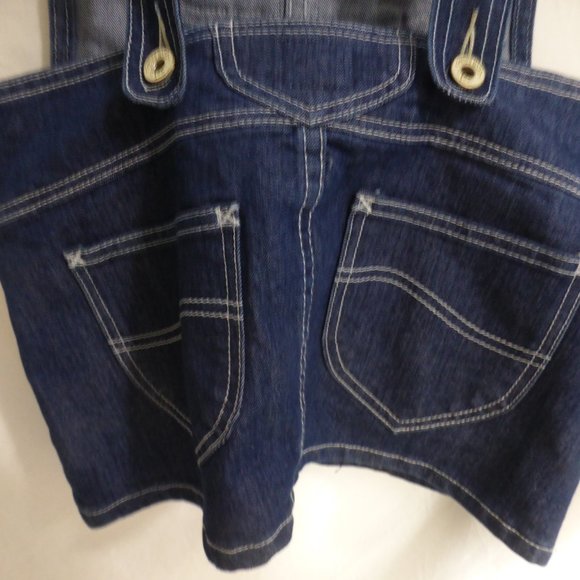 LEE, Union Made, blue overall denim skirt, small - Picture 7 of 7